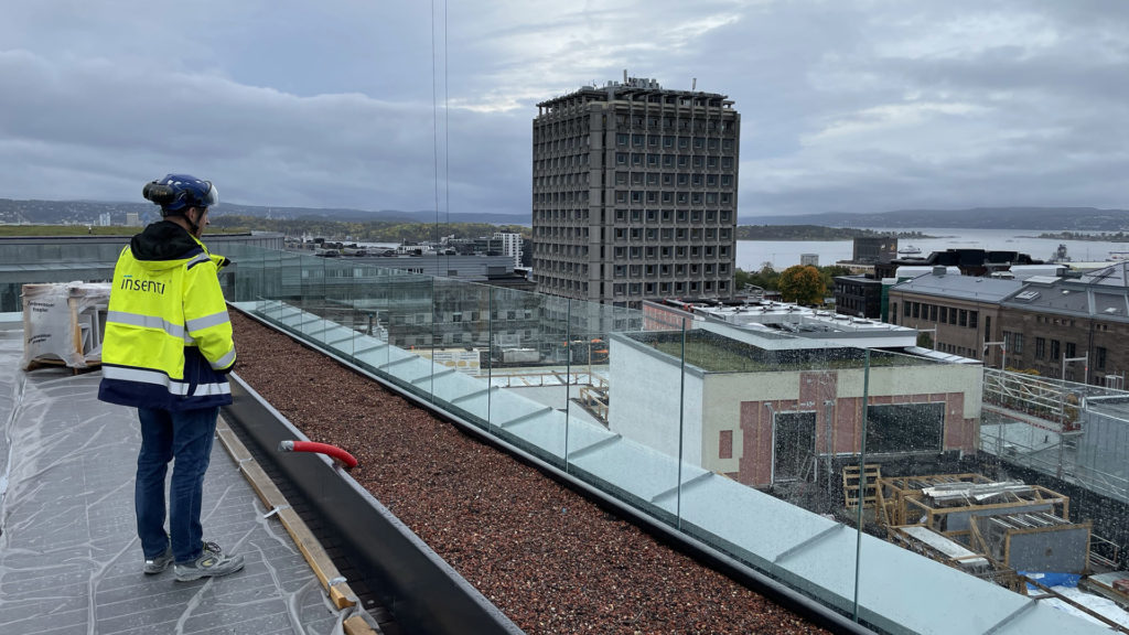 Takterrasse på Sommerro Takterrasse på Sommerro